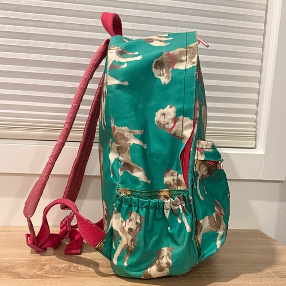 Boden Green Backpack with Dog Print - Picture 3 of 12